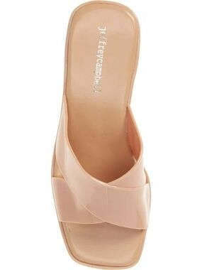 Jeffrey Campbell Pinky Nude Patent Slide Sandal